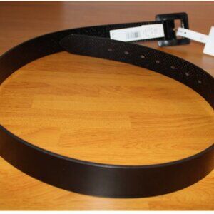 New Calvin Klein Black Faux Leather Reversible Belt L NWT 36 - 38 Inch Waist NWT